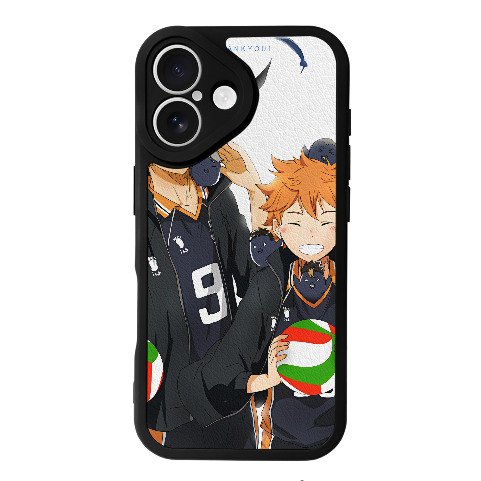 （画像用） ハイキュー!! Haikyu!! 【iPhone 16シリーズ対応】シリコンスマホケース（レザー調） 材質：シリコン